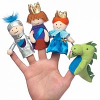 A Day at the Castle Finger Puppet Set