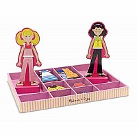 Abby & Emma Magnetic Dress Up Dolls