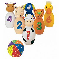 Baby Farm Friends Bowling Set