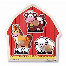 Barnyard Animals Jumbo Knob Puzzle