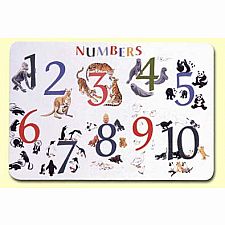 Numbers with Animals Placemat