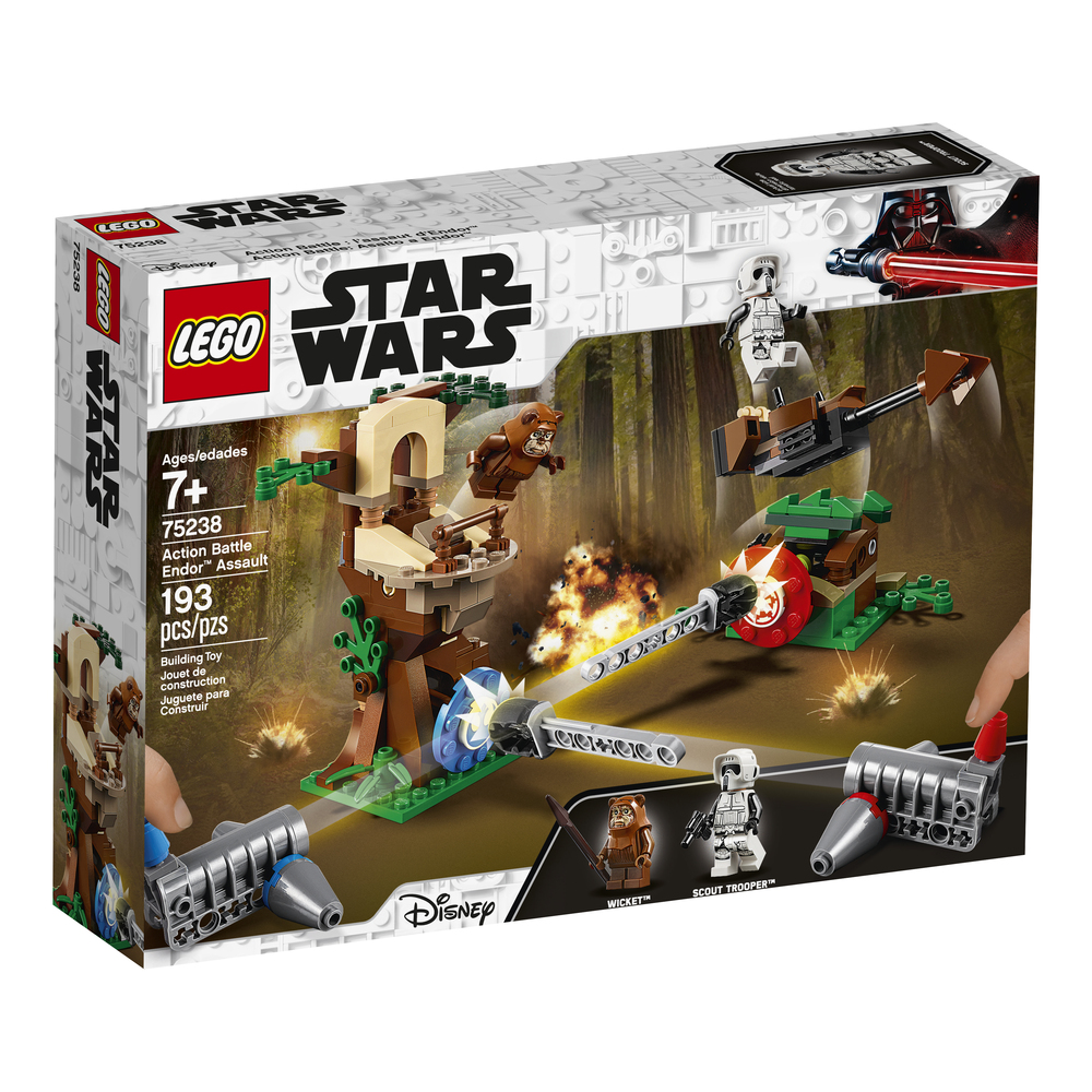 Action Battle Endor 75238 Assault Lego Star Wars Tutoring Toy Shield generator and command bunker. action battle endor 75238 assault lego